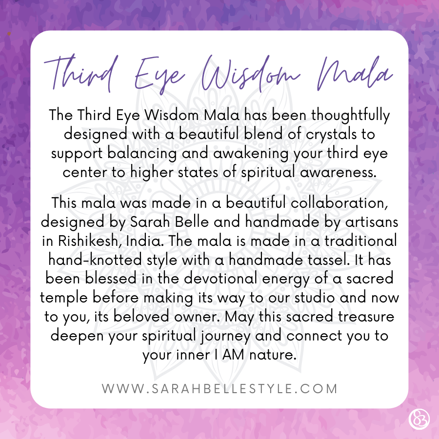 third eye wisdom mala description