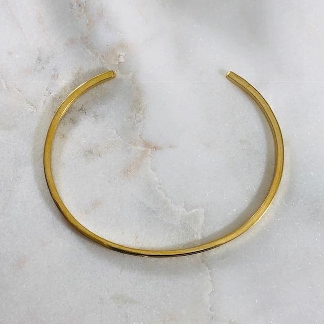 Mantra cuff bracelet detail from Sarah Belle