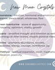 top picks for new moon crystals by sarah belle