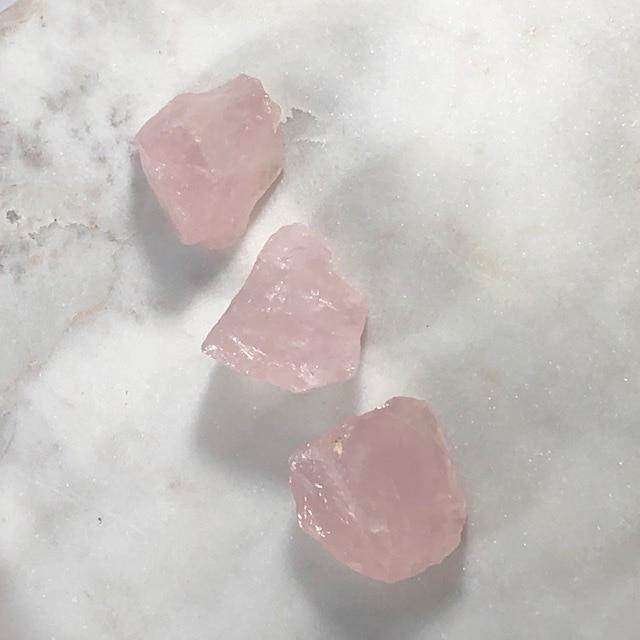 Raw Rose Quartz Healing Crystal for Fertility and Love