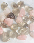 Rose Quartz Tumbled Stones Healing Crystals for Heart Chakra and Love