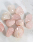 Rose Quartz Tumbled Stones Healing Crystals for Heart Chakra and Love