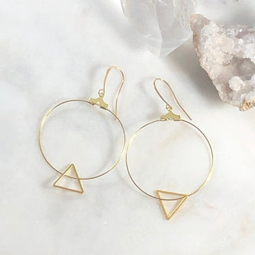 Sacred Geometry Earrings for a Modern, Boho Style