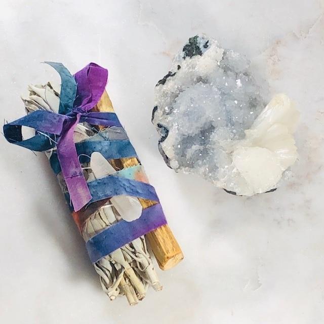 Sage Palo Crystal Bundle